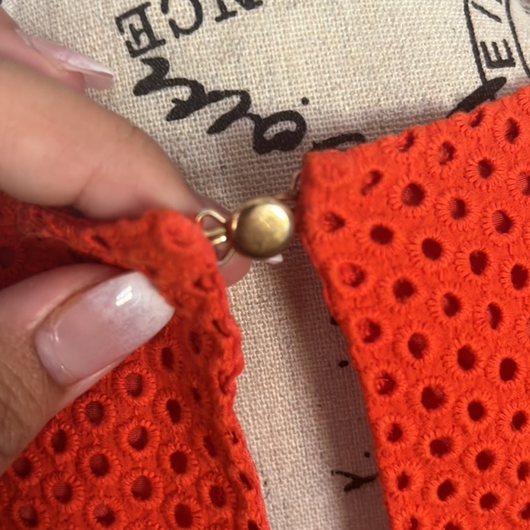 JCrew Orange Mini Dress - Picture 7 of 8